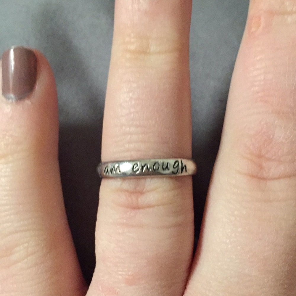 Sterling Silver engraved ring